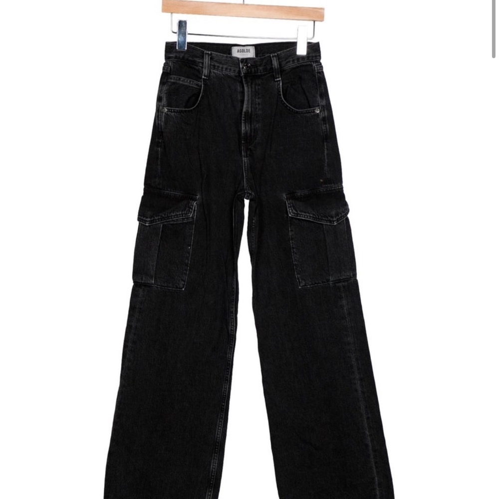 AGOLDE Black Cargo Jeans